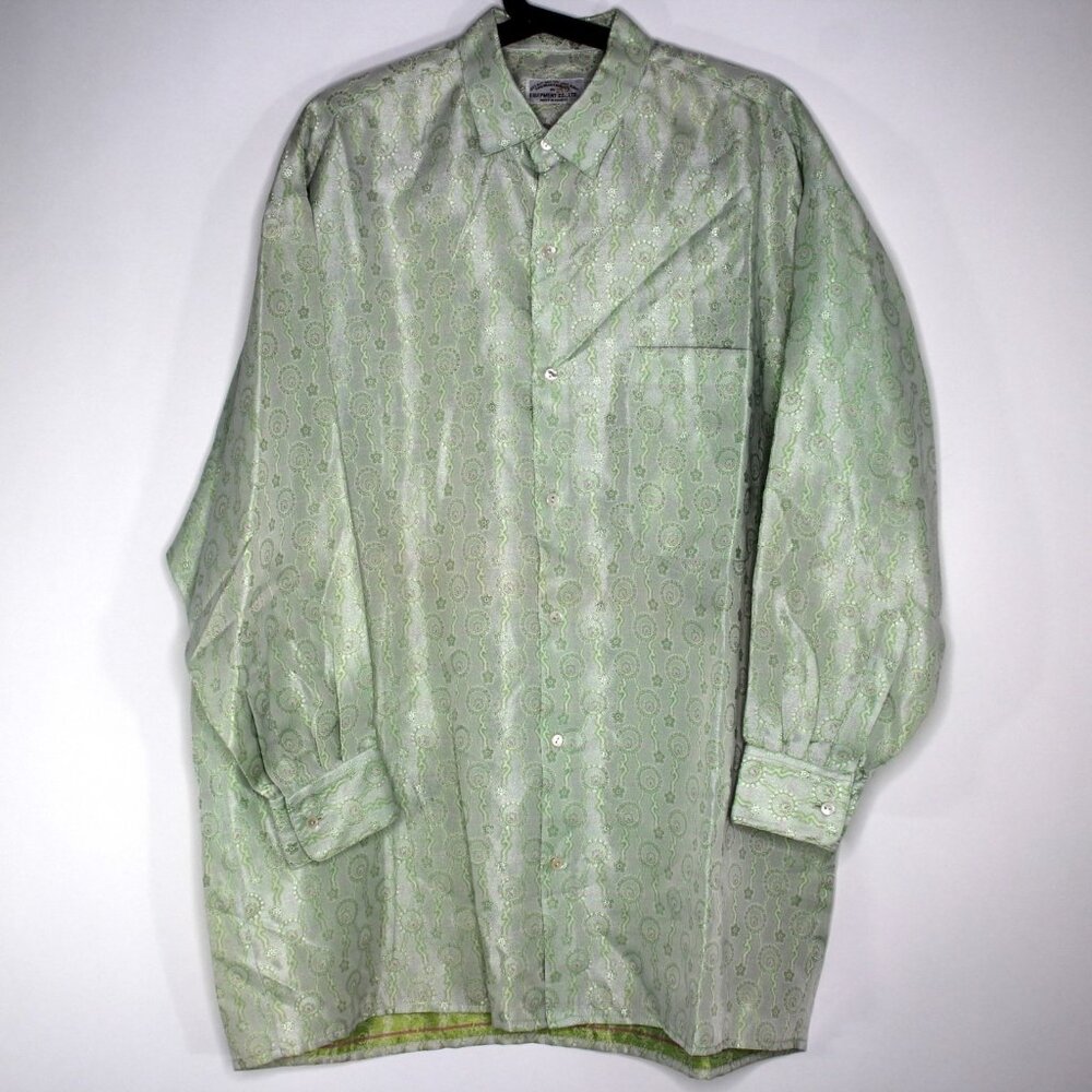 Equipment Co Ltd Mens Medium Geometric Patterned Button Up Shirt NEW RARE C1150